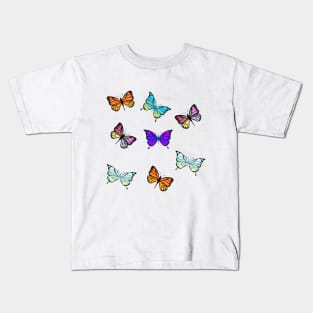 Unique Butterfly Pattern Kids T-Shirt